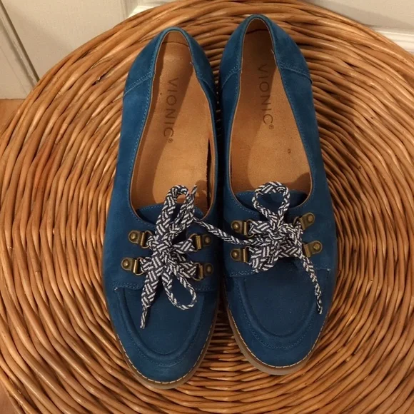 Vionic Blue Teagan Loafers Womens 6.5 - Picture 8 of 9